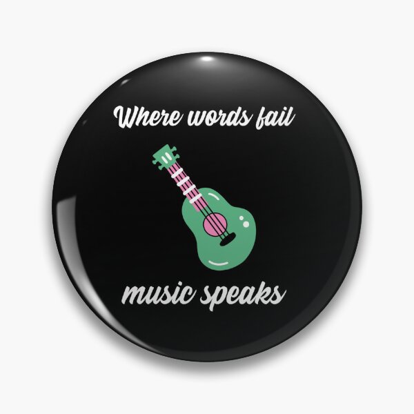 Item preview,  Where words fail music speaks guitar designed and sold by PacePoint.