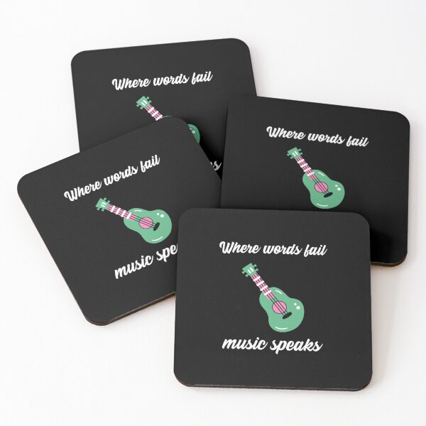 Item preview,  Where words fail music speaks guitar designed and sold by PacePoint.