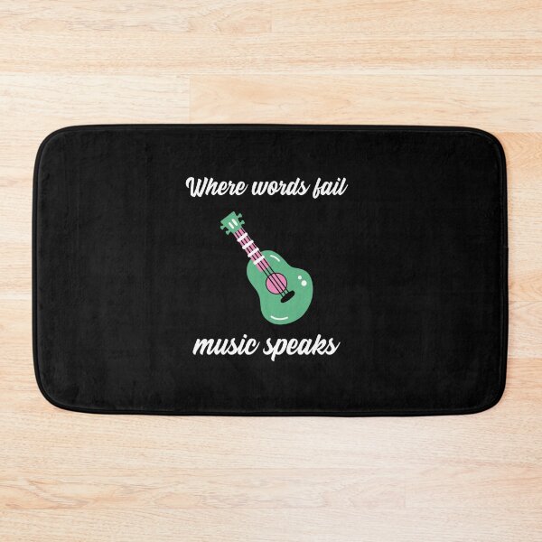 Item preview,  Where words fail music speaks guitar designed and sold by PacePoint.