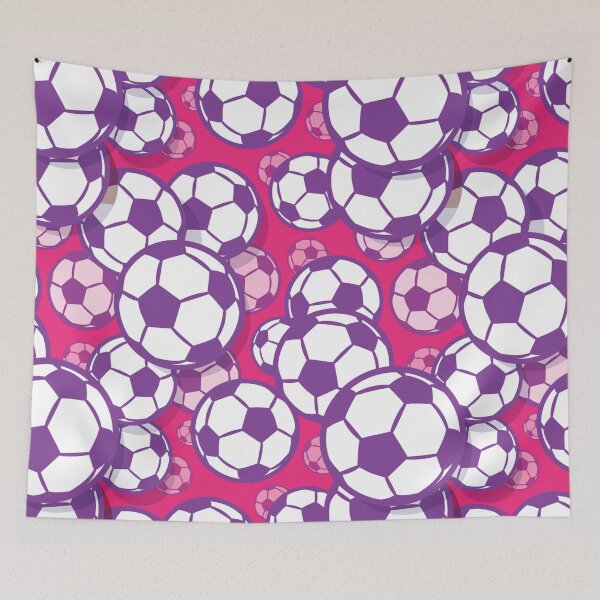 Item preview, Soccer Ball Balls Pattern Pink Football Sport Sports designed and sold by Draculaura2009.