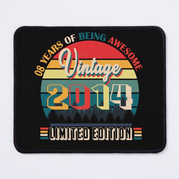 Item preview, 8 Years Of Being Awesome Vintage 2014 Limited Edition, 8th Birthday, 8 years old, Gift For Her, Gift For Him, Hello Est 2014 designed and sold by SimoSaladain.