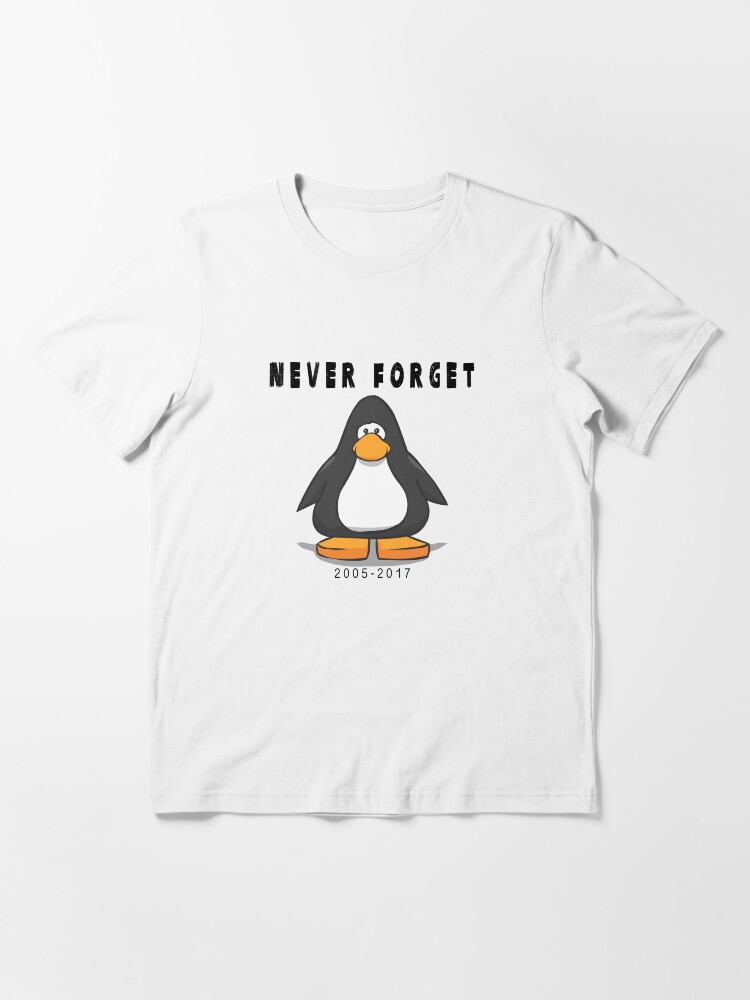 Club Penguin T Shirt Never Forget Club Penguin T Shirt Never Forget