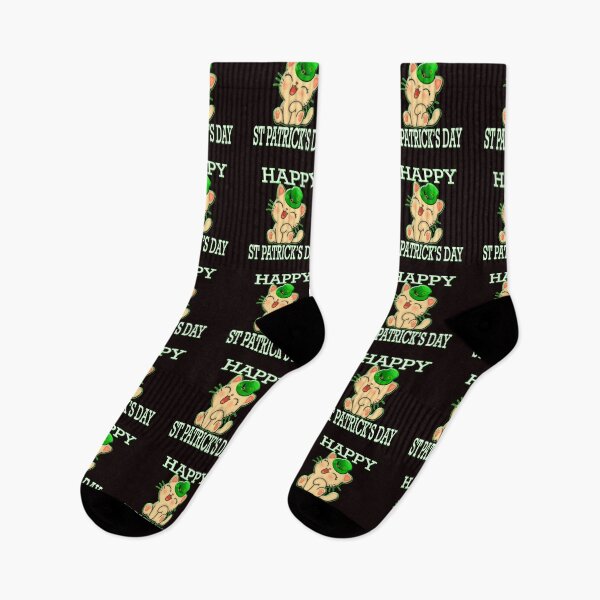 Item preview, Happy St Patricks Day with Cute Cat in a Hat designed and sold by Angelle55.