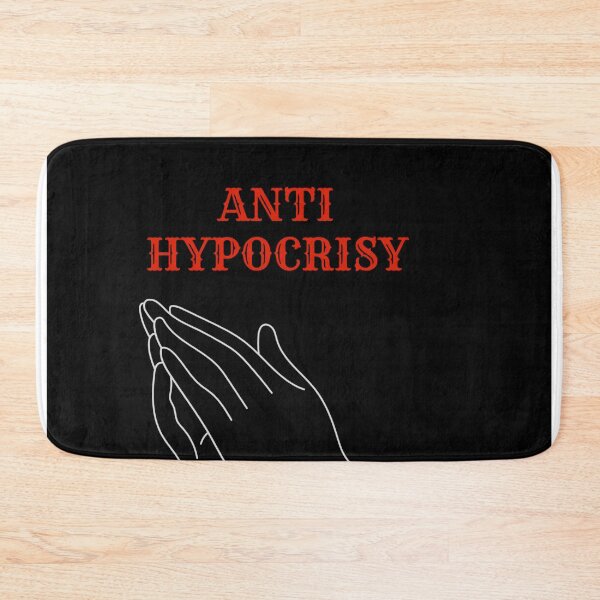 Item preview, Anti hypocrisy hand design designed and sold by authenticwords.