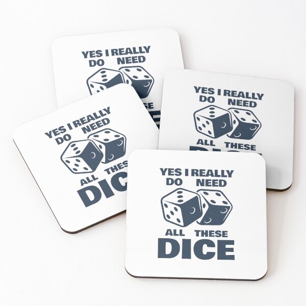 Item preview, Yes I Really Do Need All These Dice designed and sold by amine707.