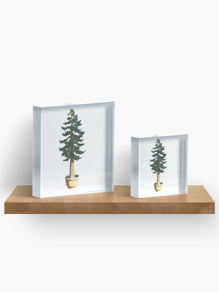 Thumbnail 3 of 5, Acrylic Block, Stylized Tree designed and sold by Razor3D.