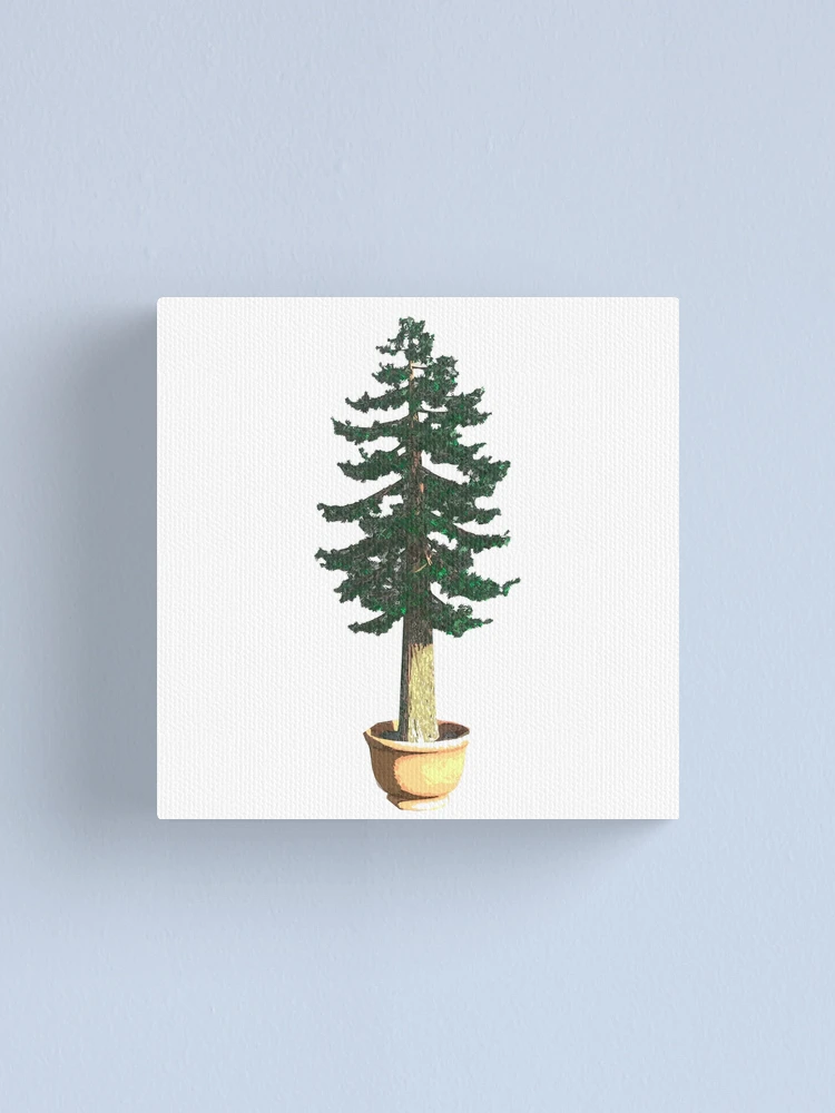 Thumbnail 1 of 3, Canvas Print, Stylized Tree designed and sold by Razor3D.