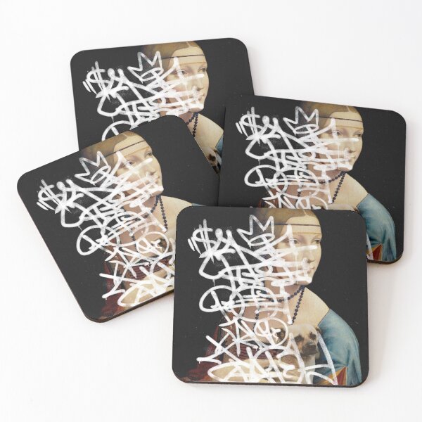 Item preview, The Lady with an Dog - Graffiti designed and sold by The Lines.