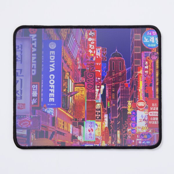 Item preview, Seoul City Streets Neon Lights designed and sold by emiliapapaya.