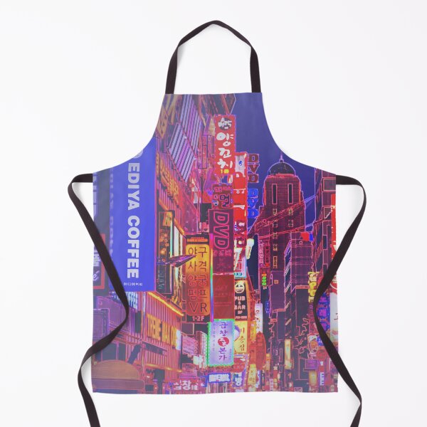 Item preview, Seoul City Streets Neon Lights designed and sold by emiliapapaya.