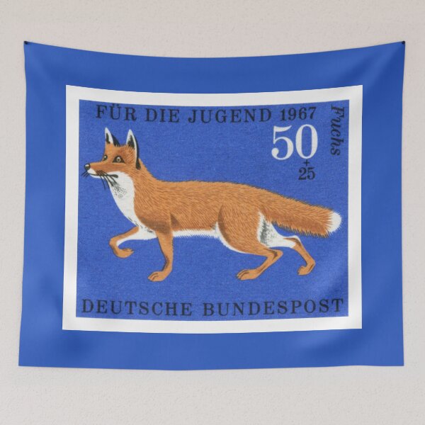 Item preview, Philately 1967 Fox postage stamp issued by Germany, DDR designed and sold by cutestamps.
