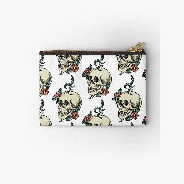 Item preview, Skull with flowers and sword designed and sold by 4You4U.