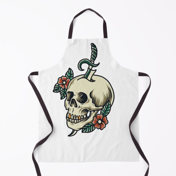 Item preview, Skull with flowers and sword designed and sold by 4You4U.