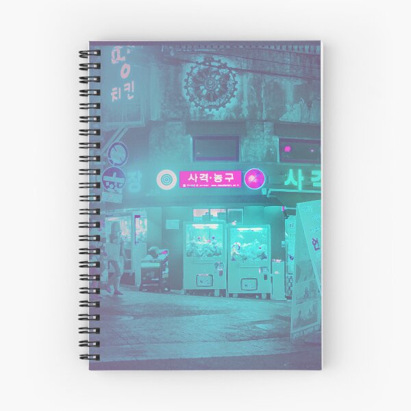 Item preview, Seoul City Streets Hazy Neon Corner designed and sold by emiliapapaya.