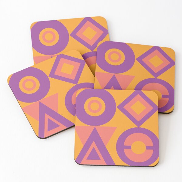 Item preview, NeoGeo - Purple - Modern Art - Simple Geometric pattern designed and sold by CattlettArt.