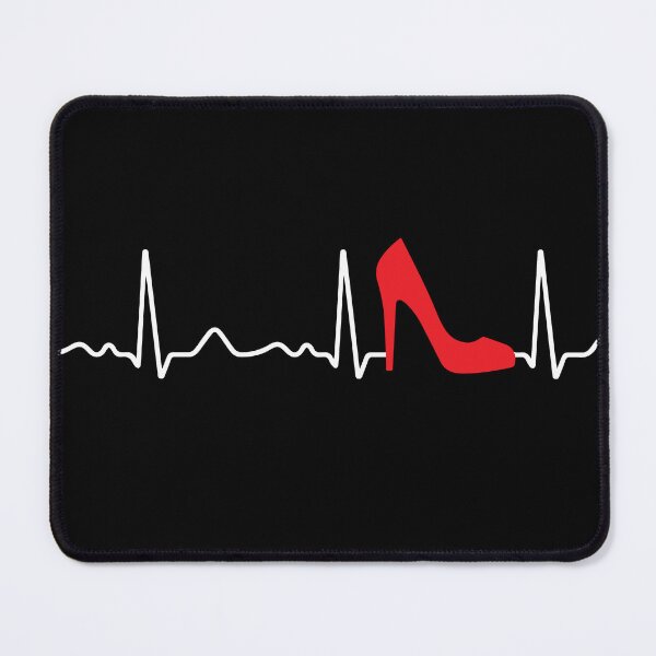 Item preview, High heels red - heartbeat, pulse, heart line, ECG designed and sold by Mohja-Design.