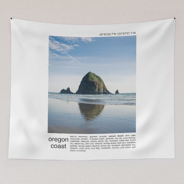 Item preview, Cannon Beach Oregon Coast Minimalist-Travel Photography designed and sold by anthonylonder.