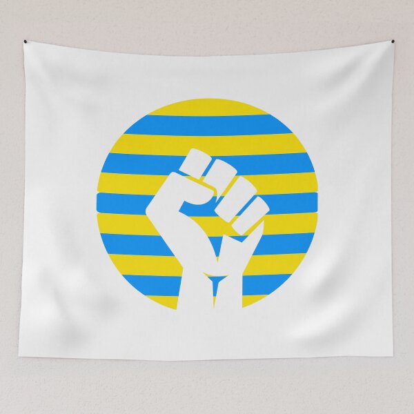 Item preview, I STAND WITH UKRAINE I SUPPORT UKRAINE designed and sold by OverbeeDesigns.