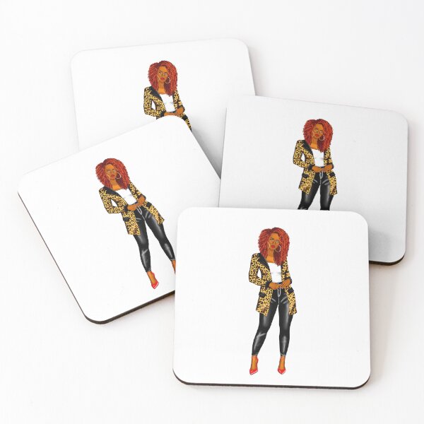 Item preview, Boss girl, Fashion girl, lady boss, afro girl, afro woman, animal print, afro woman designed and sold by gabrielakrall.
