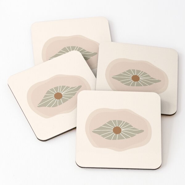 Item preview, Warm Toned Abstract Eye And Boho line Art Design designed and sold by zedonee.