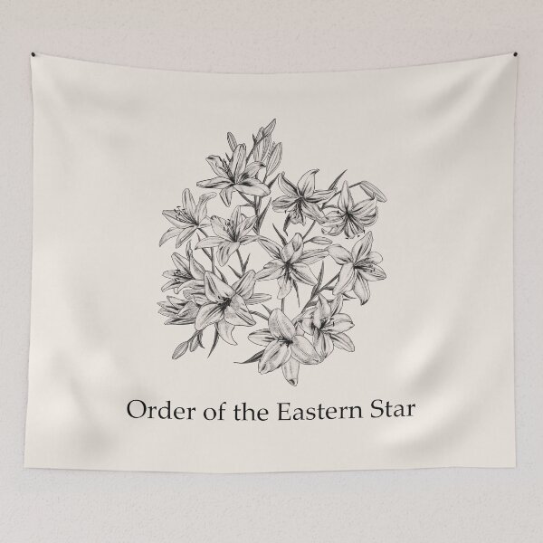 Item preview, Lilies - Order of the Eastern Star designed and sold by ARIsEasternStar.
