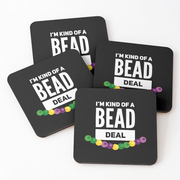 Item preview, I'm Kind of a BEAD Deal Mardi Gras designed and sold by Celebration Printables.
