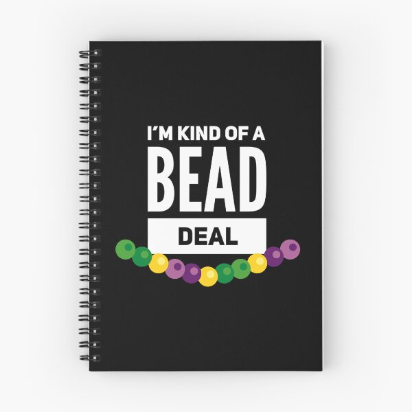 Item preview, I'm Kind of a BEAD Deal Mardi Gras designed and sold by Celebration Printables.