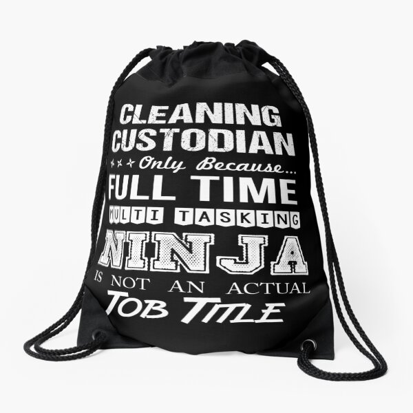 Item preview, Cleaning Custodian T Shirt - Ninja Job Gift Item Tee designed and sold by ritterdick.