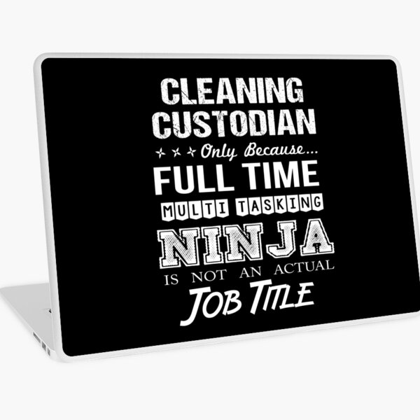 Item preview, Cleaning Custodian T Shirt - Ninja Job Gift Item Tee designed and sold by ritterdick.