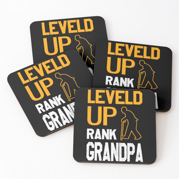 Item preview, I Have Leveled Up To Grandad designed and sold by VictorL Designs.