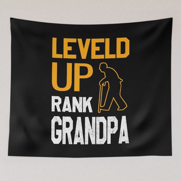 Item preview, I Have Leveled Up To Grandad designed and sold by VictorL Designs.