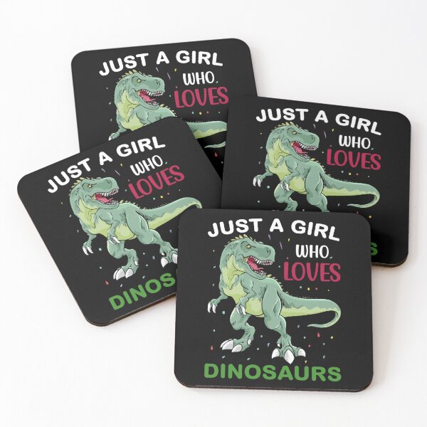 Item preview, JUST A GIRL WHO LOVES DINOSAURS designed and sold by kapiks.