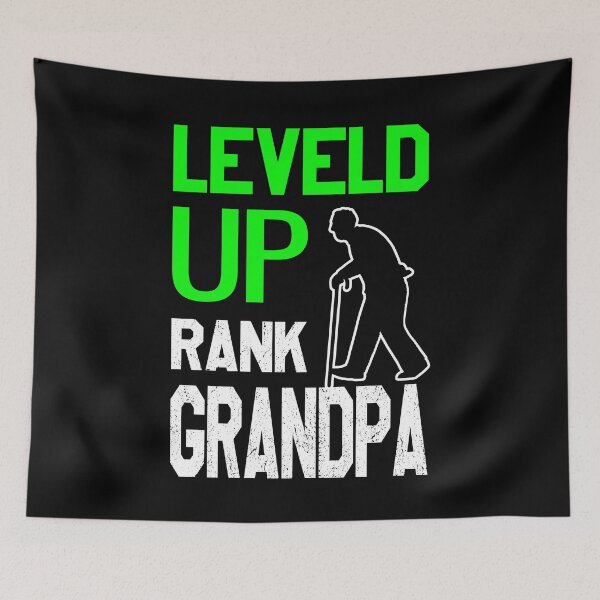 Item preview, I Have Leveled Up To Grandpa designed and sold by VictorL Designs.