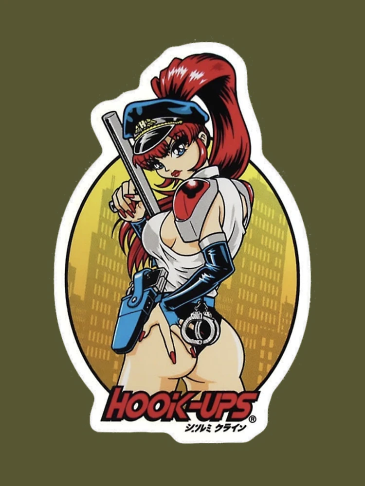 Vintage Rare Vintage Hook Ups Female Robo Cop T-shirt