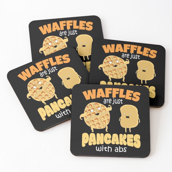 Item preview, Waffles Are Just Pancakes With Abs National Pancake Day designed and sold by ecomdesign.