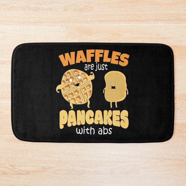 Item preview, Waffles Are Just Pancakes With Abs National Pancake Day designed and sold by ecomdesign.
