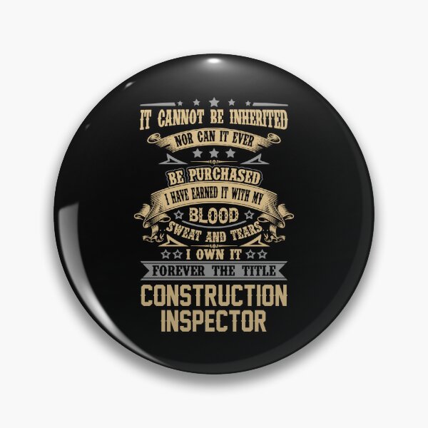 Item preview, Construction Inspector T Shirt - Forever The Title Job Gift Item Tee designed and sold by celiagomez456.