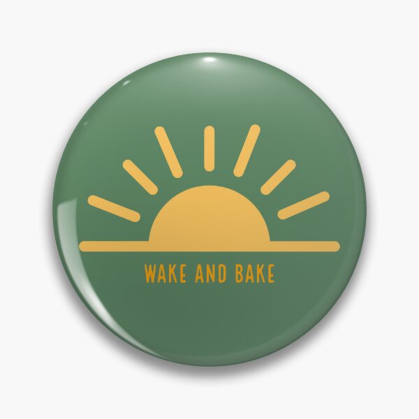 Item preview, Wake and Bake Morning Stoner Weed/Marijuana Smokers Yellow Sunrise Design designed and sold by SteamParliament.