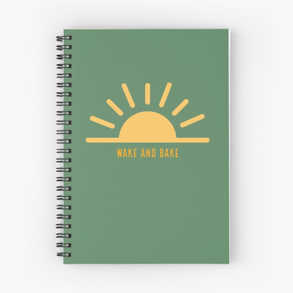 Item preview, Wake and Bake Morning Stoner Weed/Marijuana Smokers Yellow Sunrise Design designed and sold by SteamParliament.