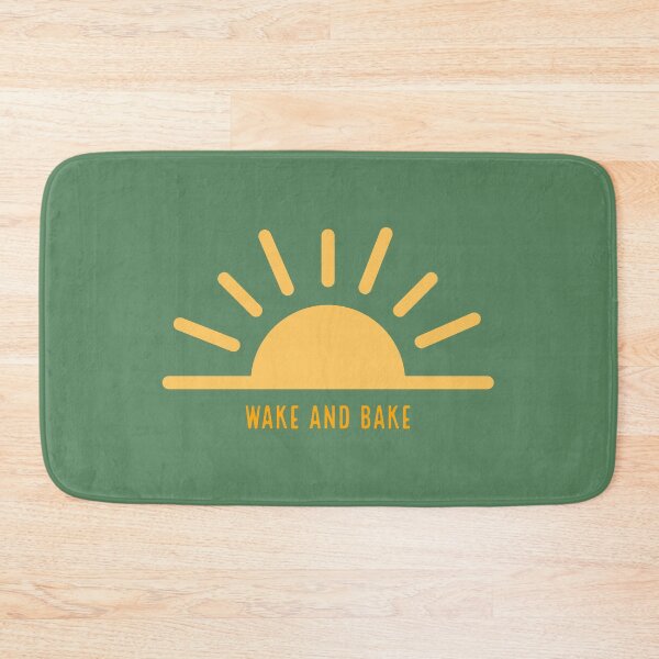 Item preview, Wake and Bake Morning Stoner Weed/Marijuana Smokers Yellow Sunrise Design designed and sold by SteamParliament.
