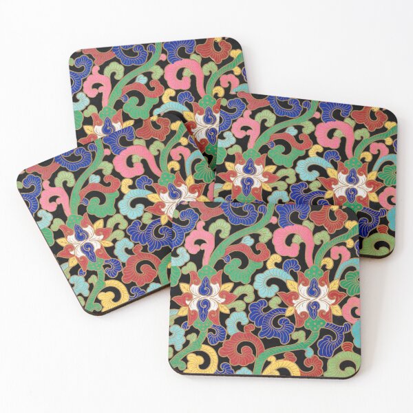 Item preview, Old Traditional Chinese Floral Background designed and sold by portokalis.