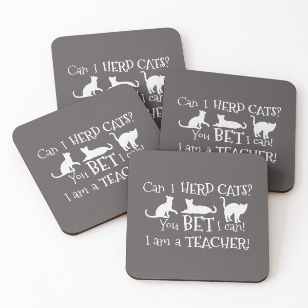 Item preview, Cat herder Teacher designed and sold by i-cottagedesign.