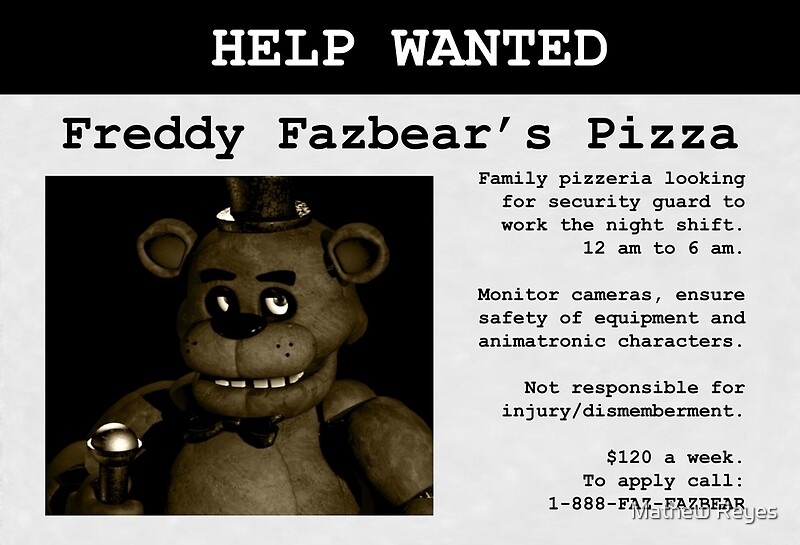 Freddy Fazbear: Posters | Redbubble