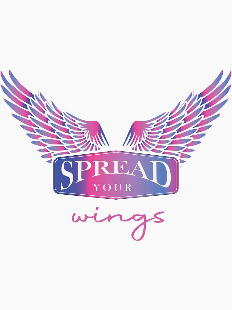 "Spread your wings" Sticker for Sale by masoodur Redbubble