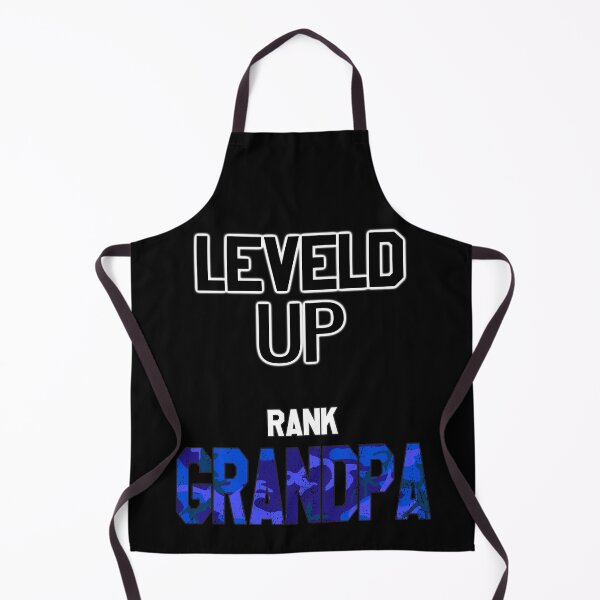 Item preview, I Have Leveled Up To Grandpa | Blue Camo designed and sold by VictorL Designs.