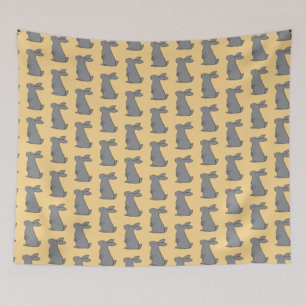 Item preview, Simple rabbit - grey designed and sold by WatershipBound.