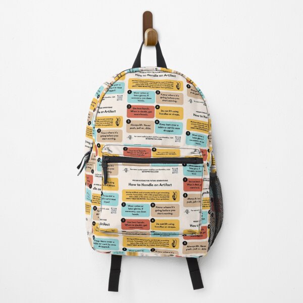 Item preview, How To Handle An Artifact Informational Museum Poster designed and sold by InterpreTees.