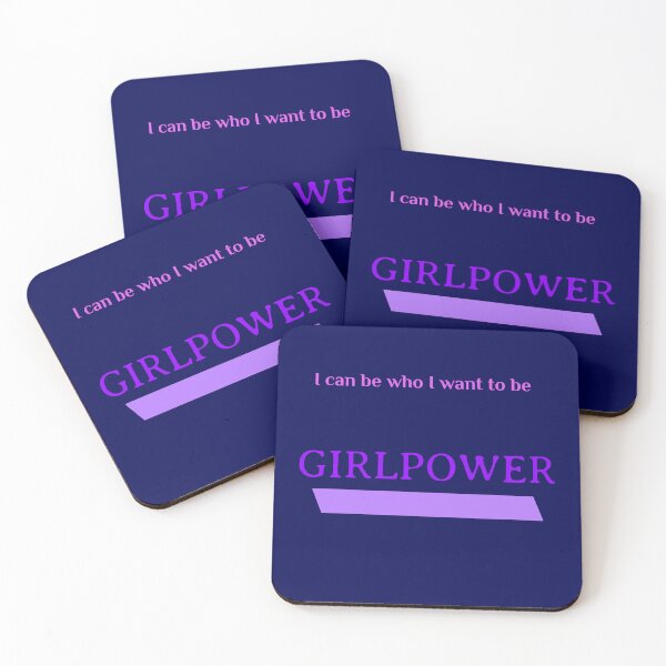 Item preview, "I can be who I want to be - Girlpower" motivational quote  by MotivStocs designed and sold by MotivStocs.