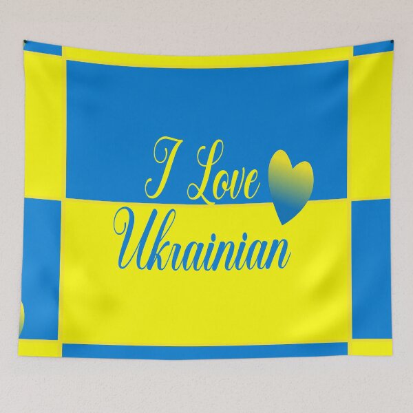 Item preview,  Beautiful Ukrainian Flag Design designed and sold by Zareen Sayyed.