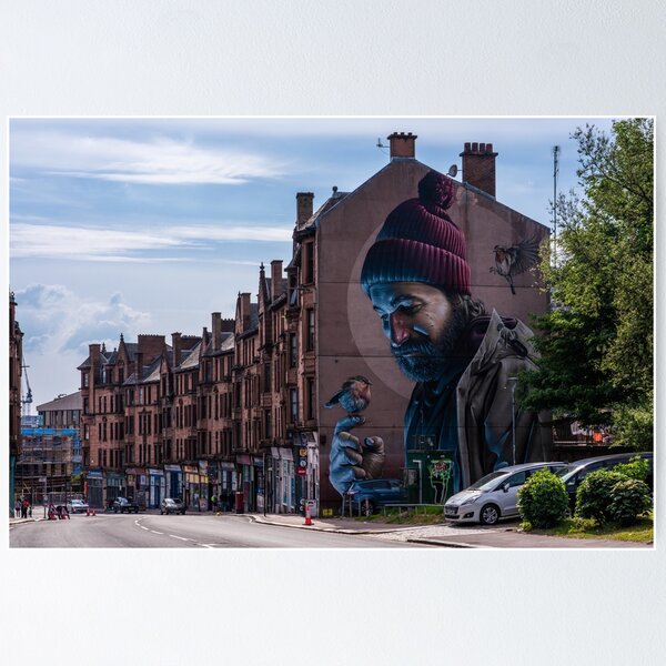 Item preview, Street Mural in Glasgow Scotland designed and sold by WorldScenery.